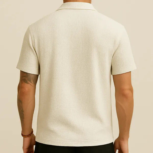 Loose Fit Solid Button