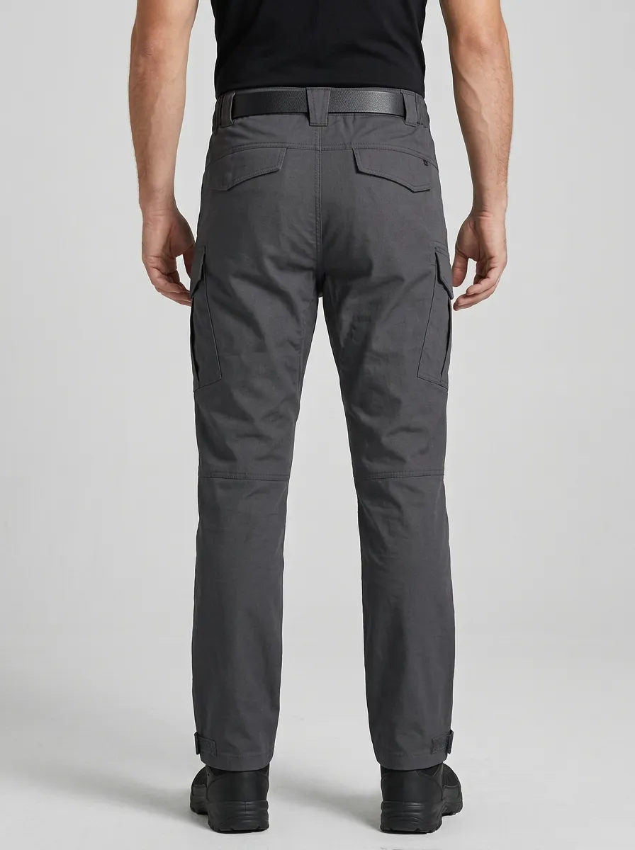Men's Tactical Outdoor Multi-Pocket Grey Cargo Pants