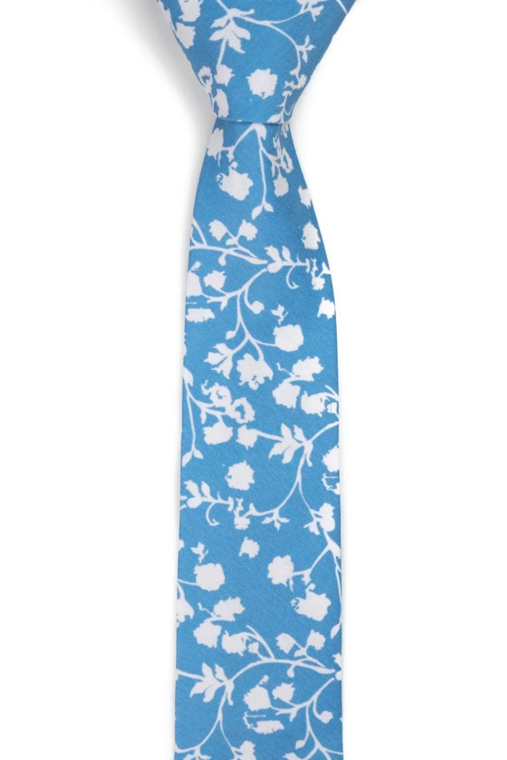 Dapper Botanical Floral Pattern Necktie