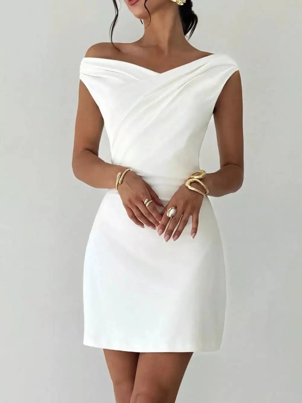 Off Shoulder Mini Dress