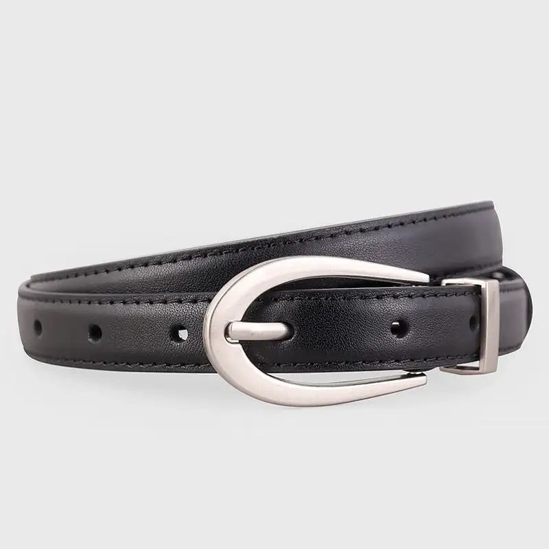 Polished Slim Profile Classic Belt