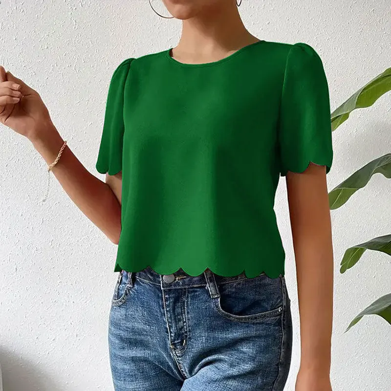 Short Sleeve Round Neck Shirt