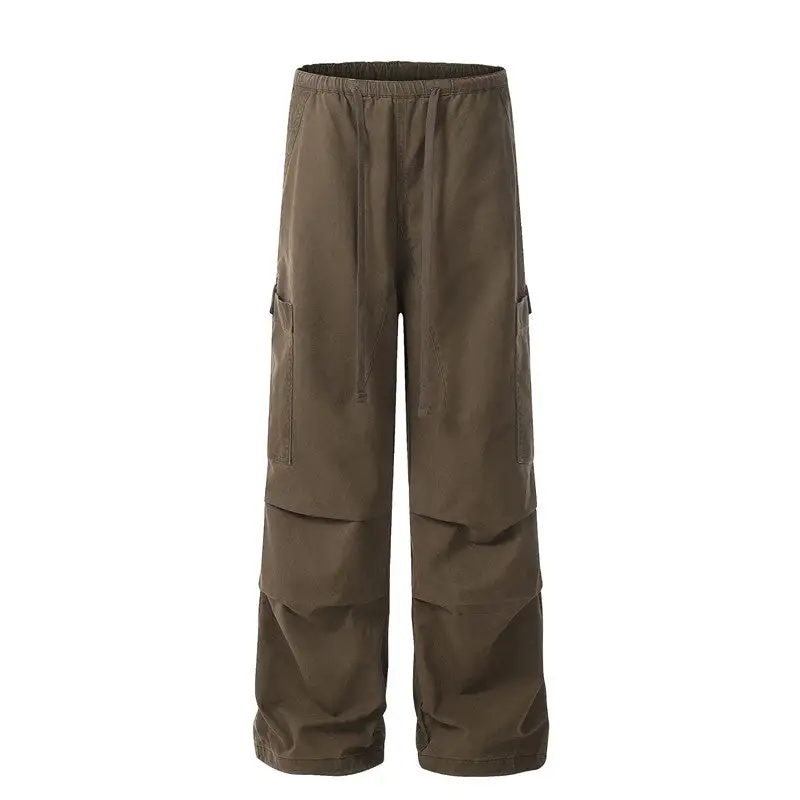 Women's Drawstring Parachute Cargo Pants