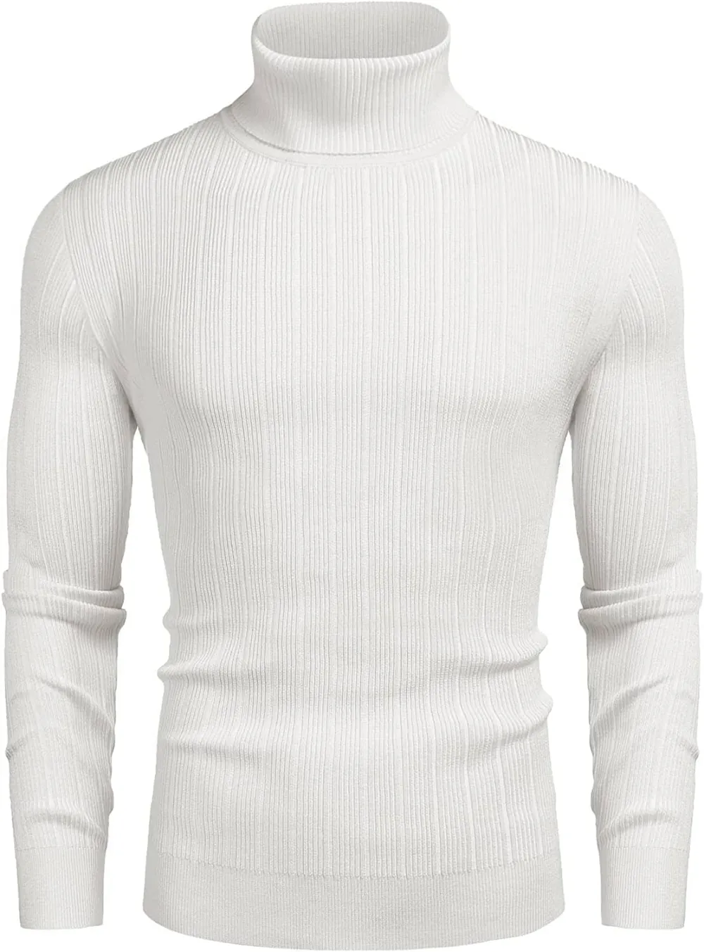 Slim Fit Knitted High Neck Pullover Sweaters Jeans