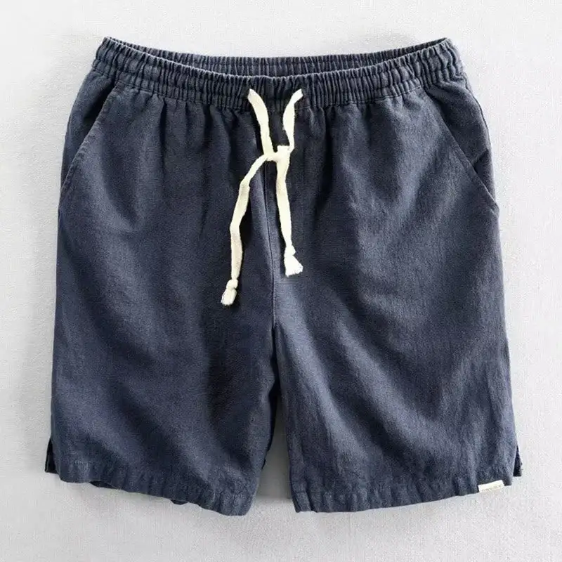Drawstring Elastic Waist Shorts