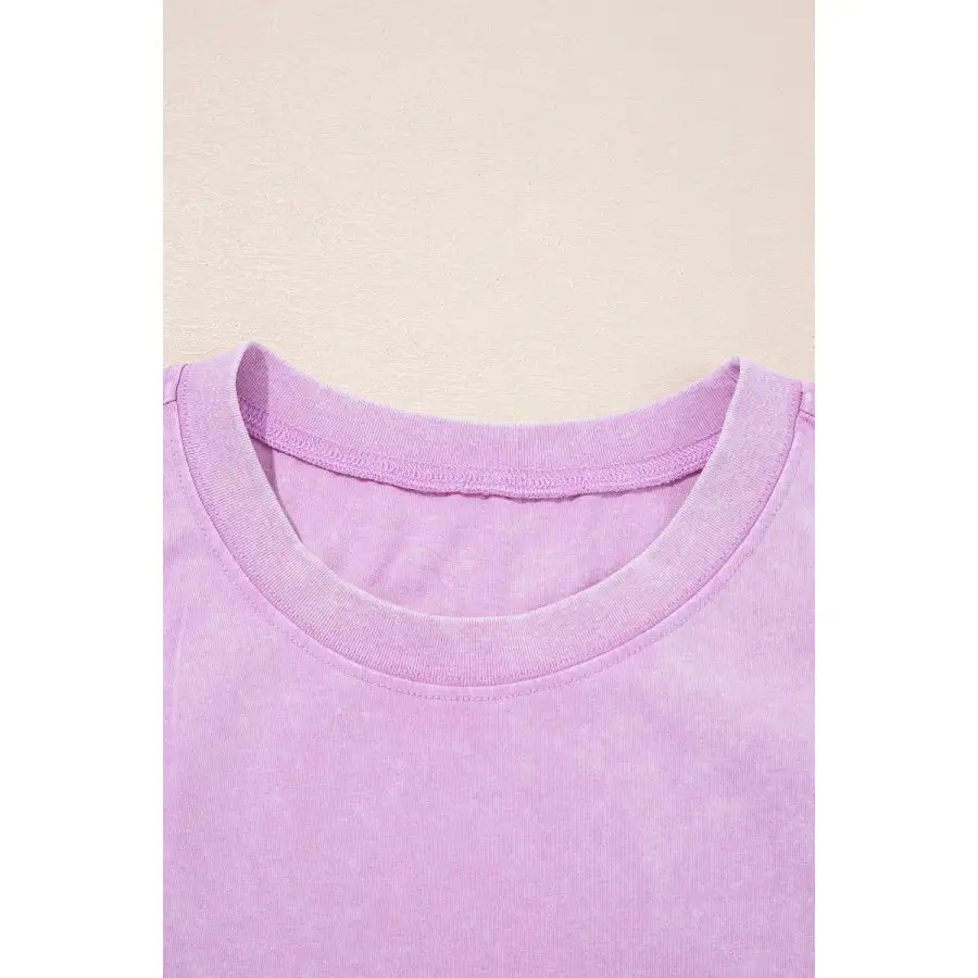Round Neck Tank With Chest Pocket