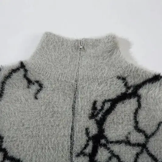 Textured Zip Sweater Jacket