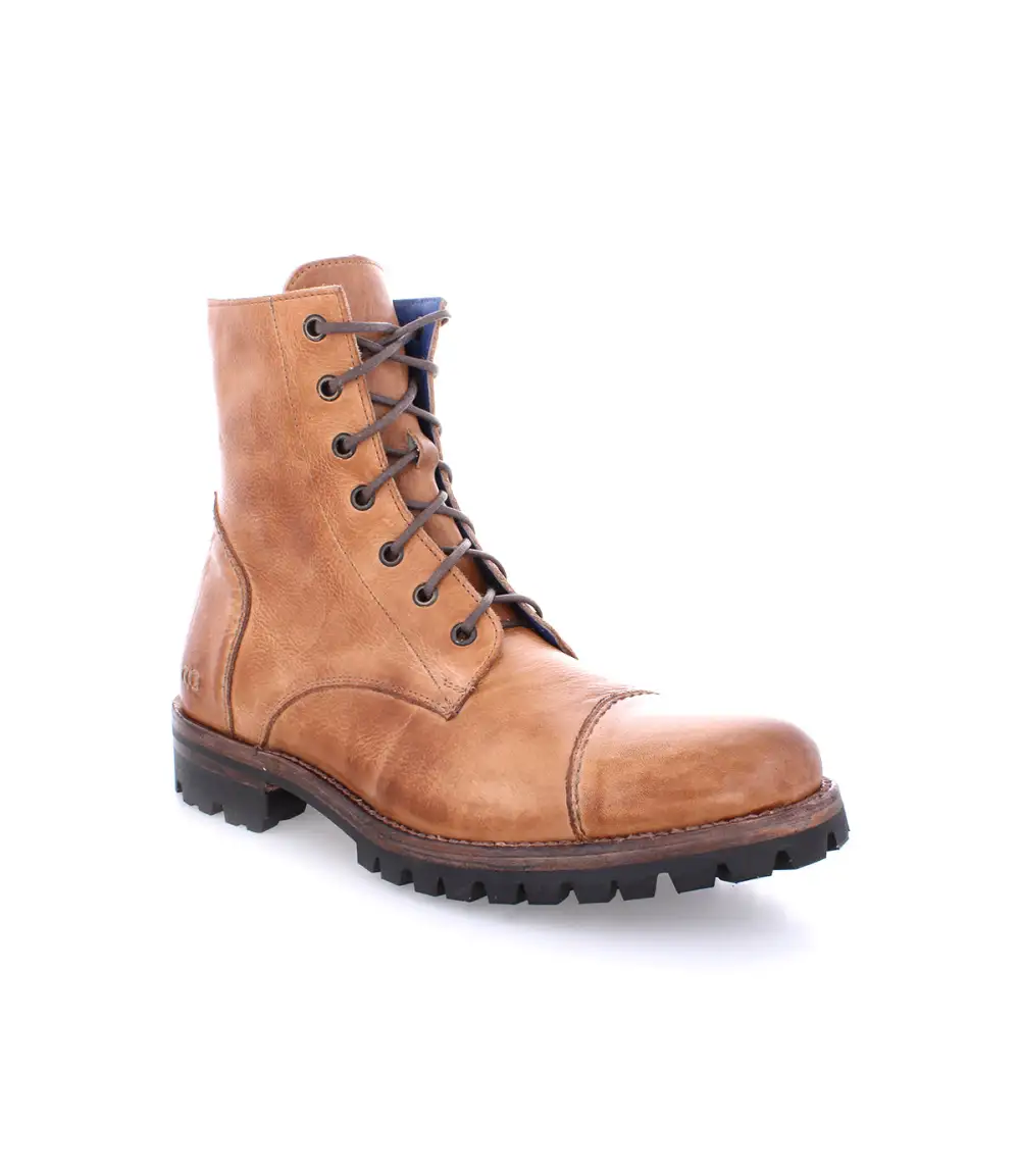 Back-Zip Lug-Sole Combat Boots