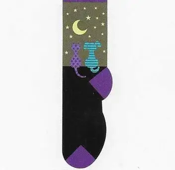 Kids' Cat and Dog Star Gazing Crew Socks