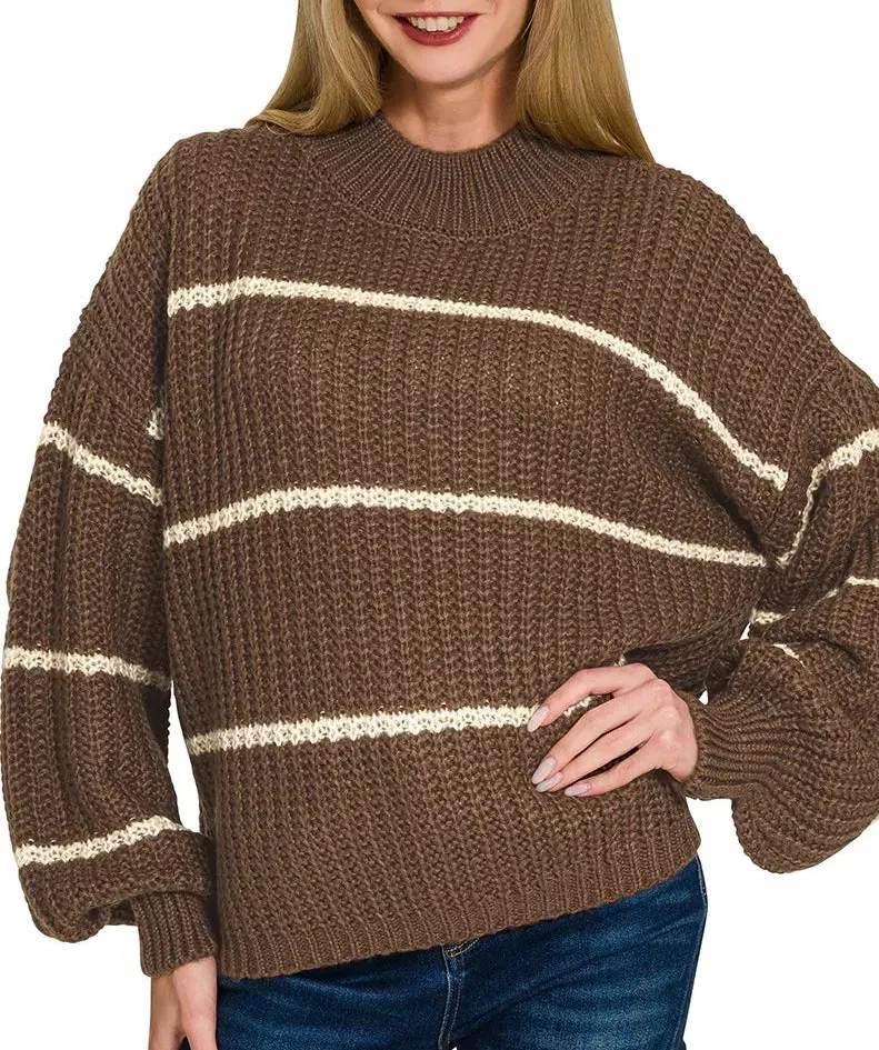 Oversize Striped Sweater