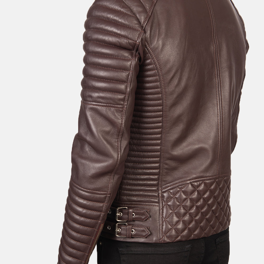 Men's Workwear Biker Leather Jacket