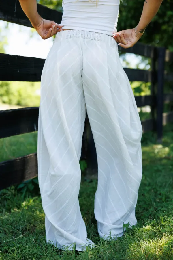 Wide-Leg Modern Pants
