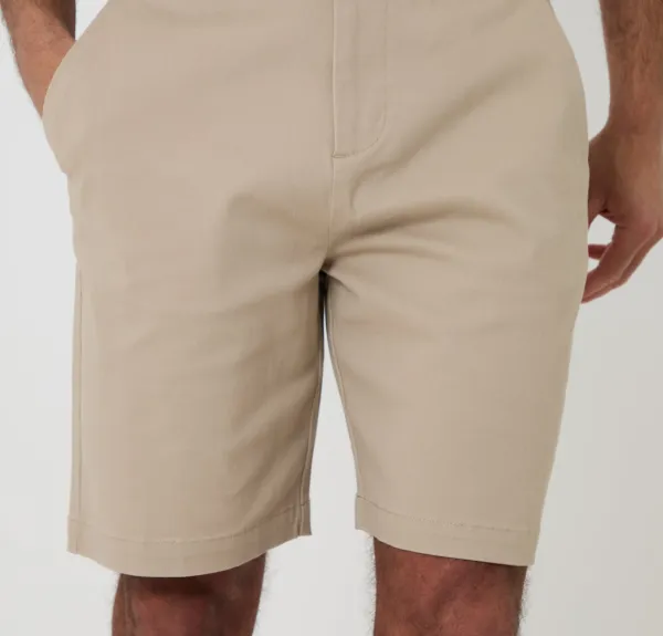 Men's Stone Regular-Fit Stretch 3 Pocket Chino Shorts