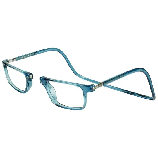 Executive Magnetic Front-Connect Reading Glasses - Blue Jean