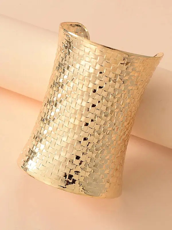 Contemporary Adjustable Geometric Alloy Vintage Bracelet