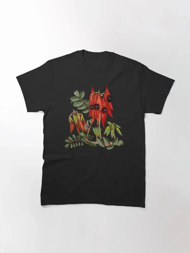 Women's Floral Print Crew Neck Short-Sleeve T-Shirt
