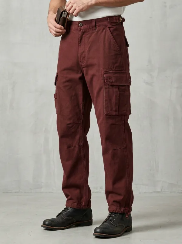 Men's Relaxed Canvas Military Tactical Pants