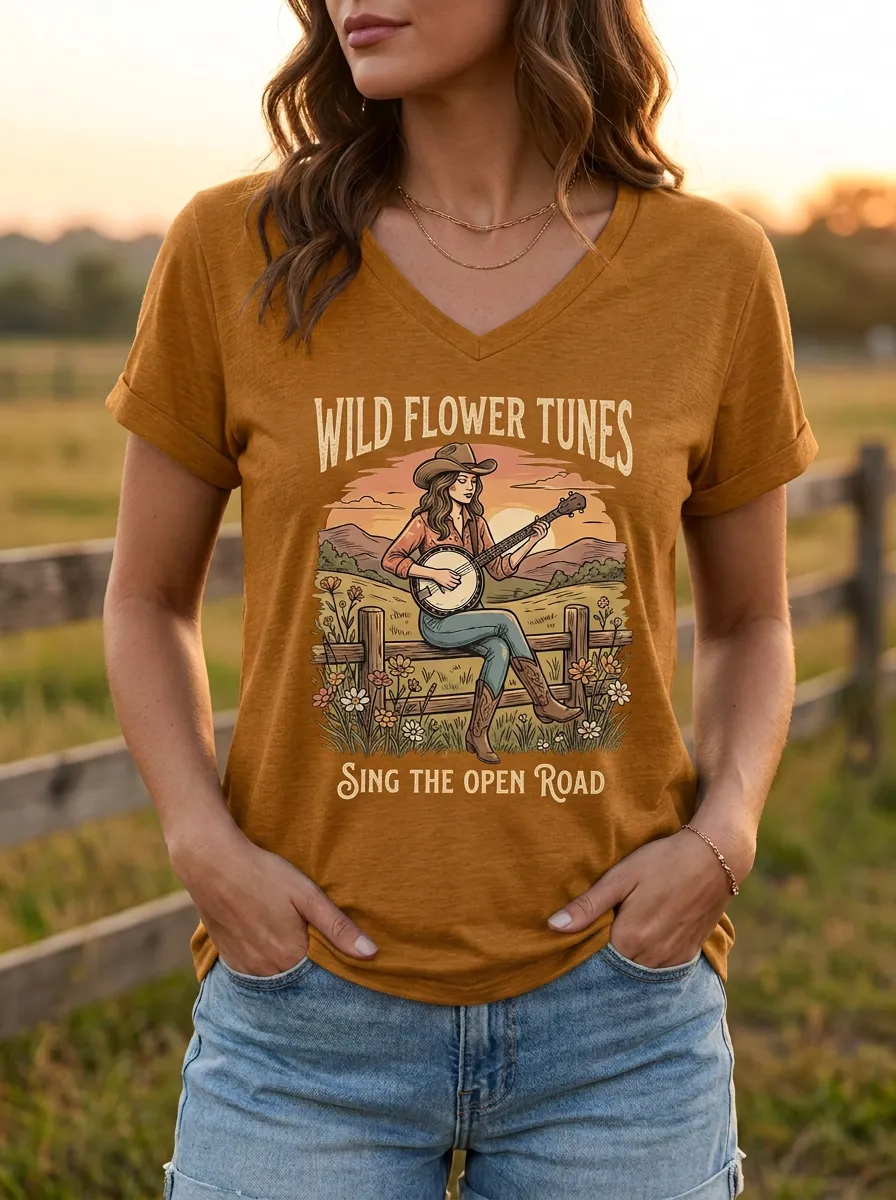 Easy-Wear Women's V-Neck T-Shirt