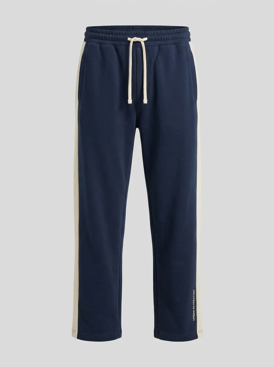 Men's Sporty Casual Side Stripe Printed Athletic Pants
