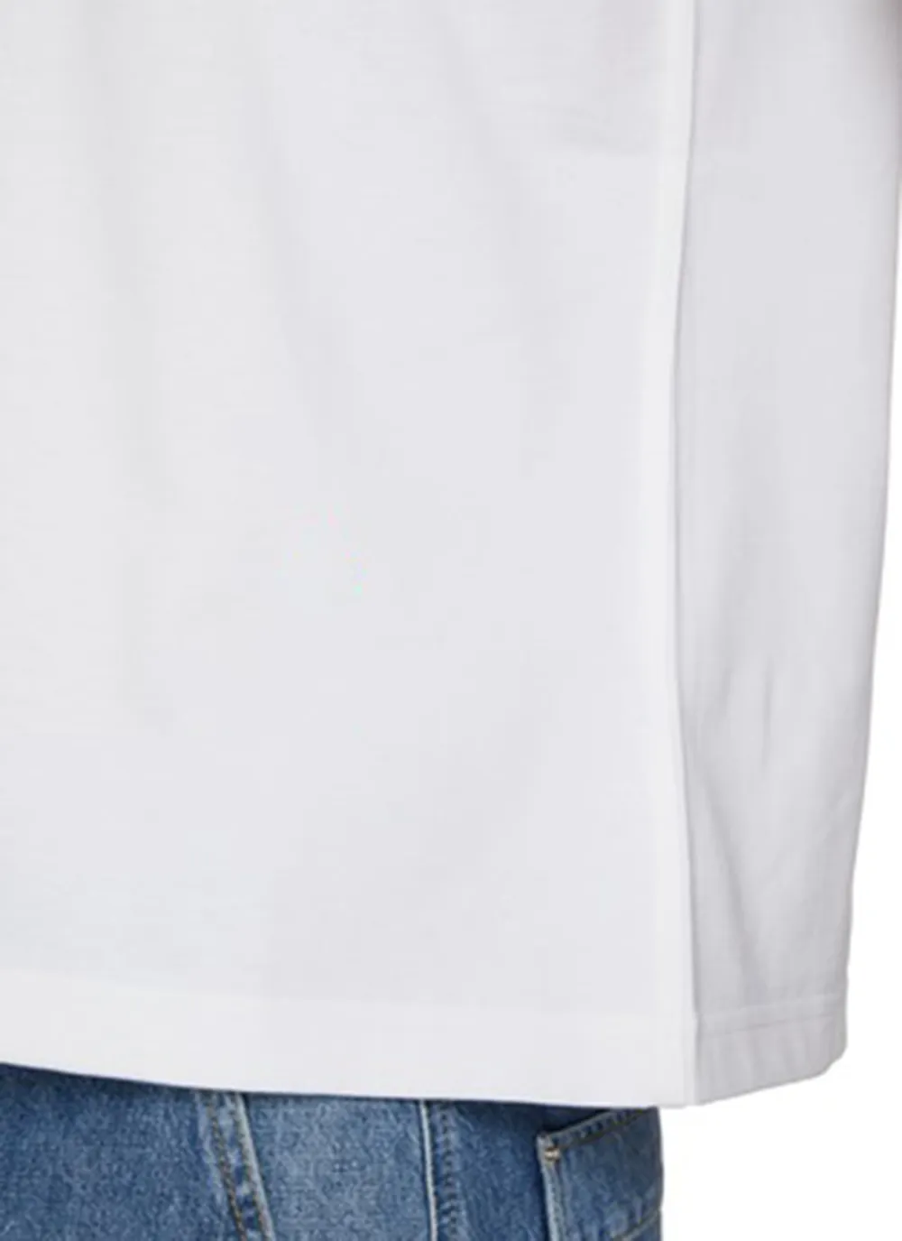 Classic Minimalist Comfort And Slimming White Cottom T-Shirts