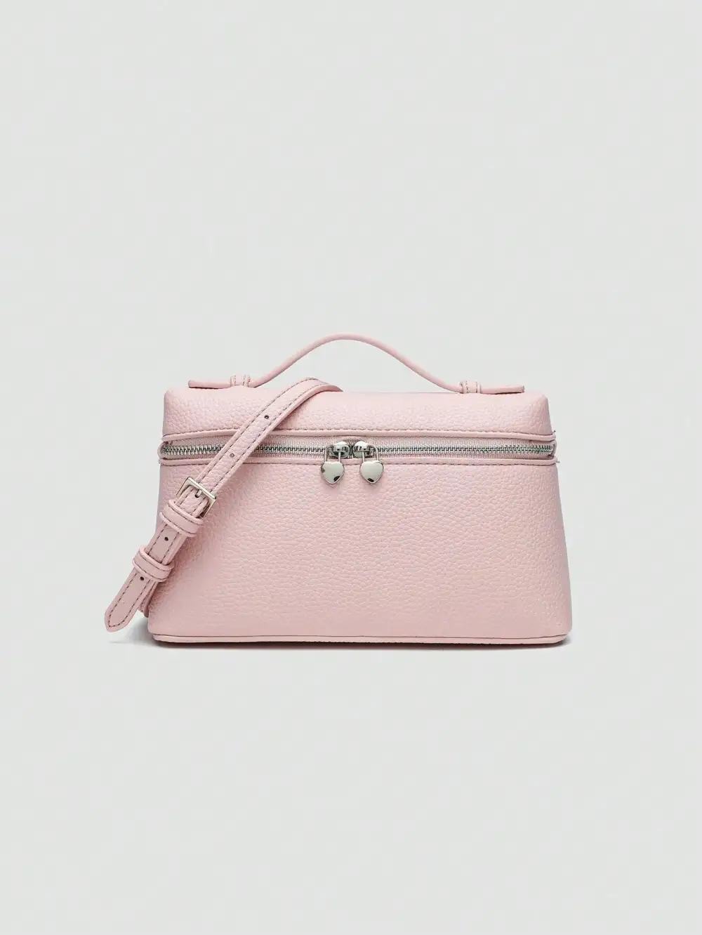 Litchi Grain PU Square Crossbody Bag