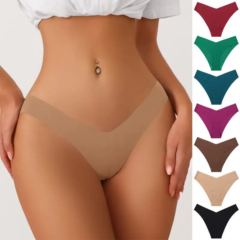 Seamless Ice Silk Cotton Underwear