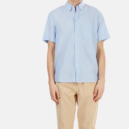 Striped Cotton Pocket Shirt
