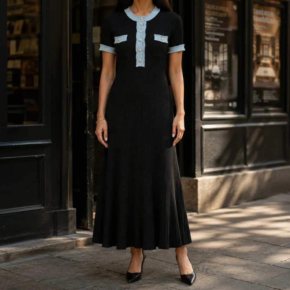 Refined Women's Knit Midi Dress