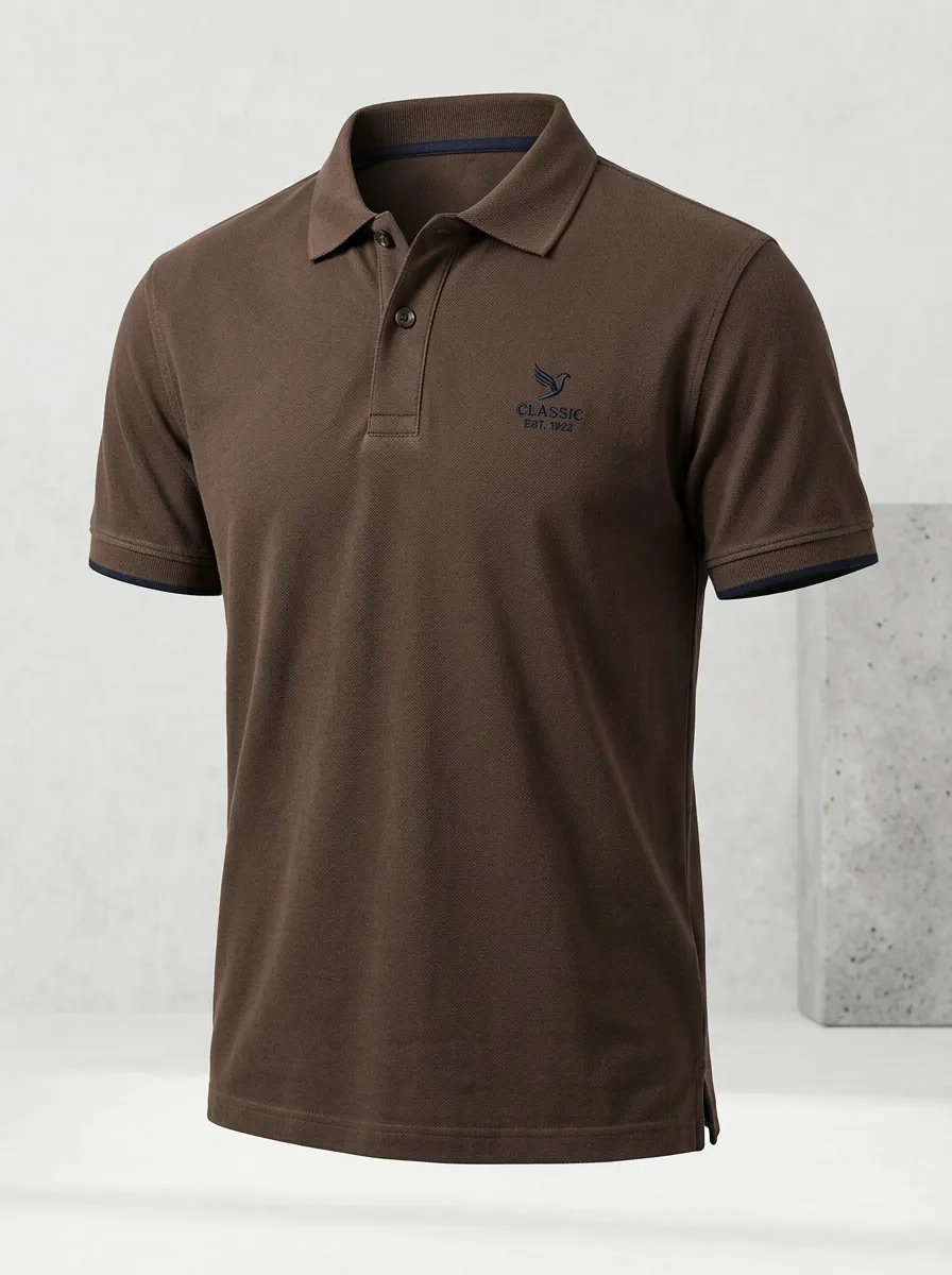 Bird-Detail -Detail Men's Polo Shirt