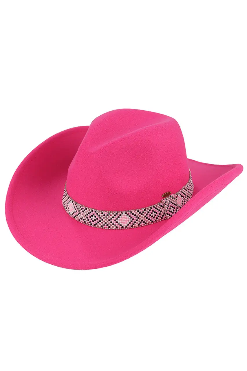 Aztec Beads Cowboy Hat