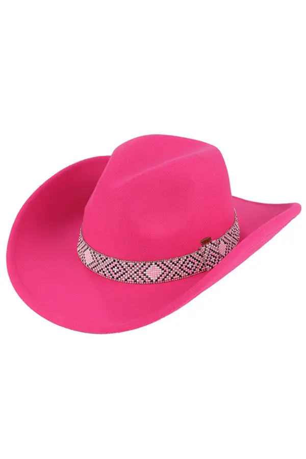 Aztec Beads Cowboy Hat