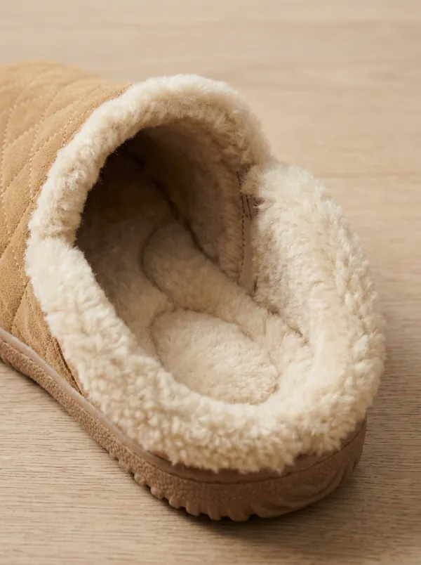 Casual Quilted Graphic Shape Unisex Warm Wool Shoes