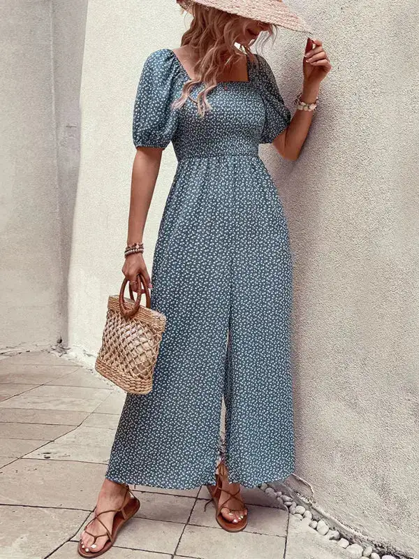 Tailored Everyday Printed Soft Jumpsuit
