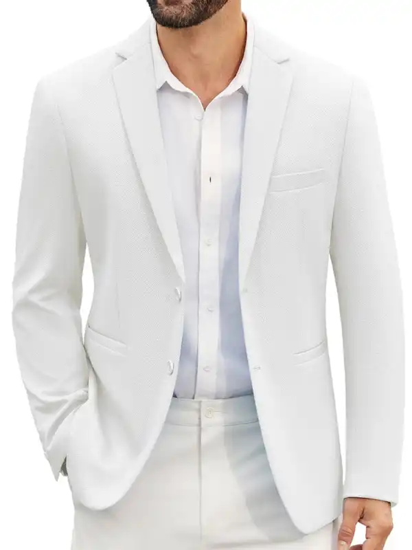 Everyday Casual Two-Button Suit Jacket