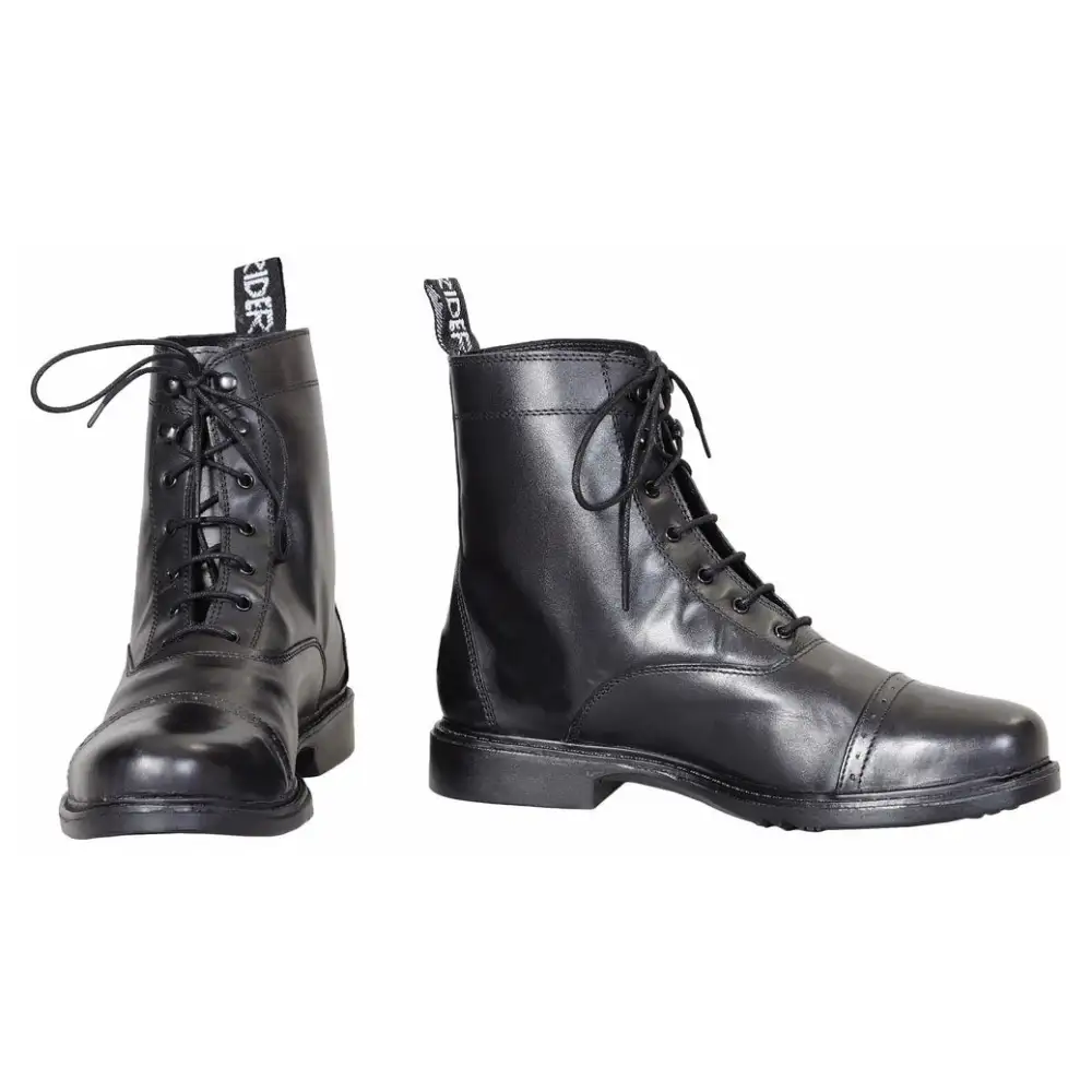 Women's Paddock Lace-Up Round Toe Cap Toe Ankle Boots