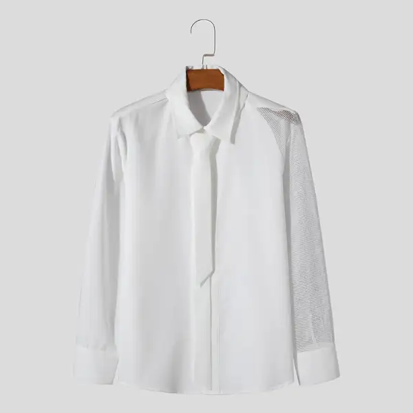 Graceful Mesh Flowing Blouse