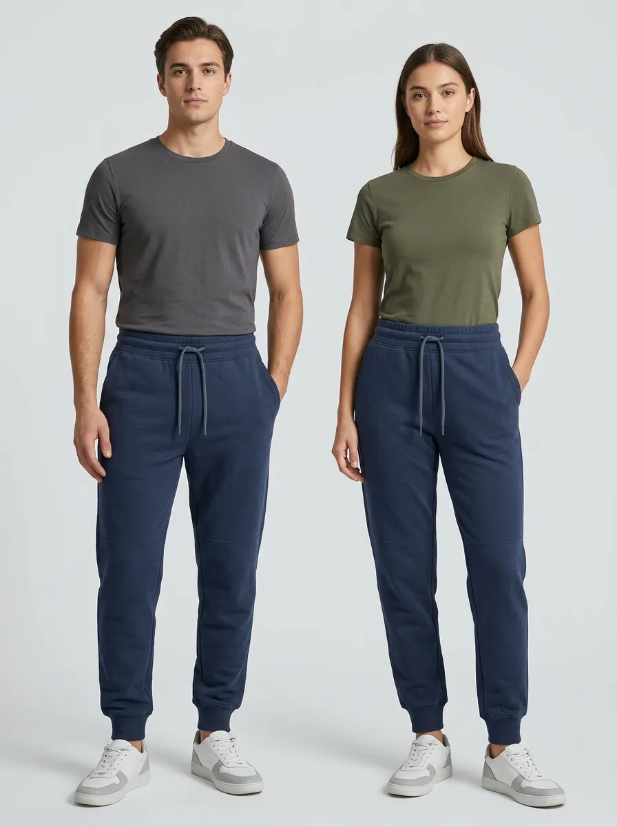 Unisex Travel Ready Drawstring Jogger Pants
