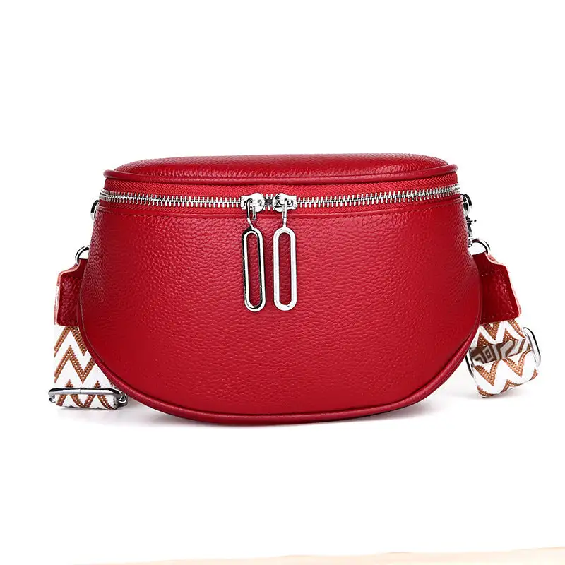 Leather Crossbody Chest Bag