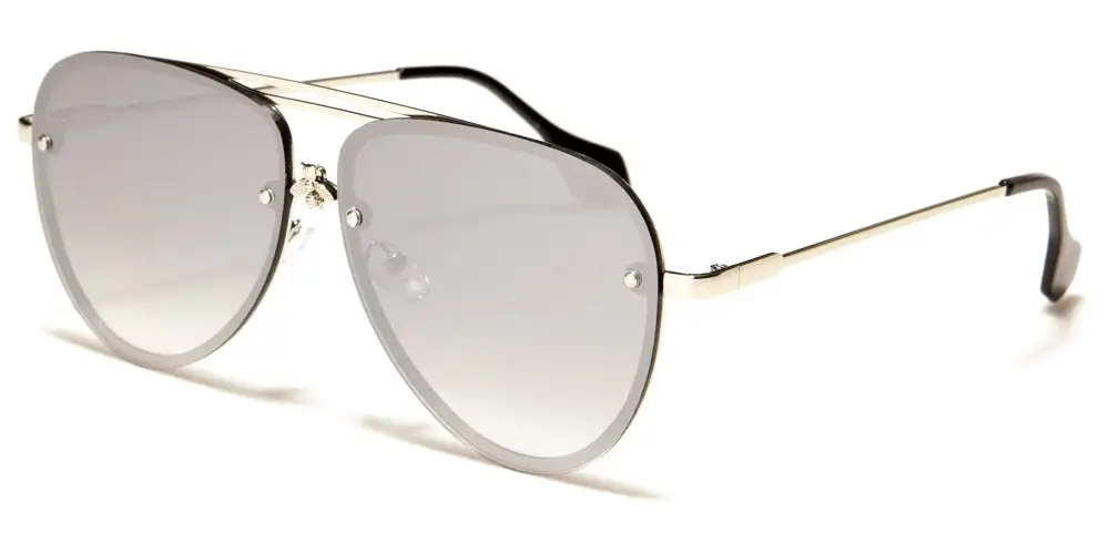 Modern Unisex Brow-Bar Sunglasses