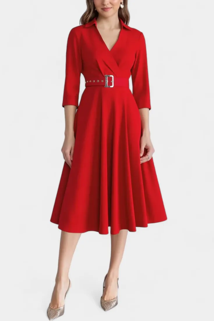 Tailored Midi Dress
