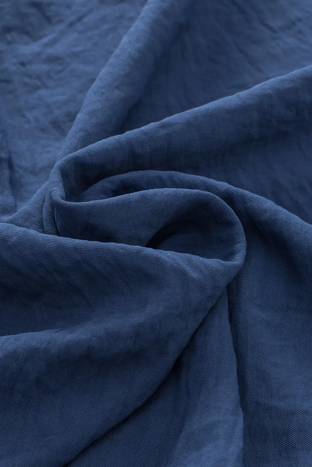Sail Blue Notched Neck Batwing Blouse