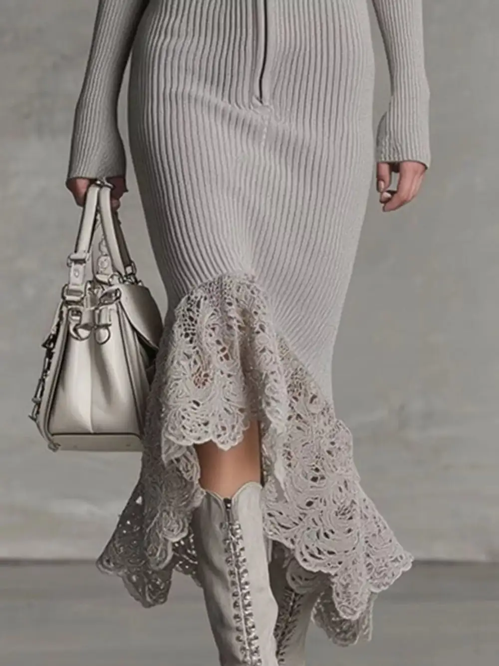 Feminine Midi Dress