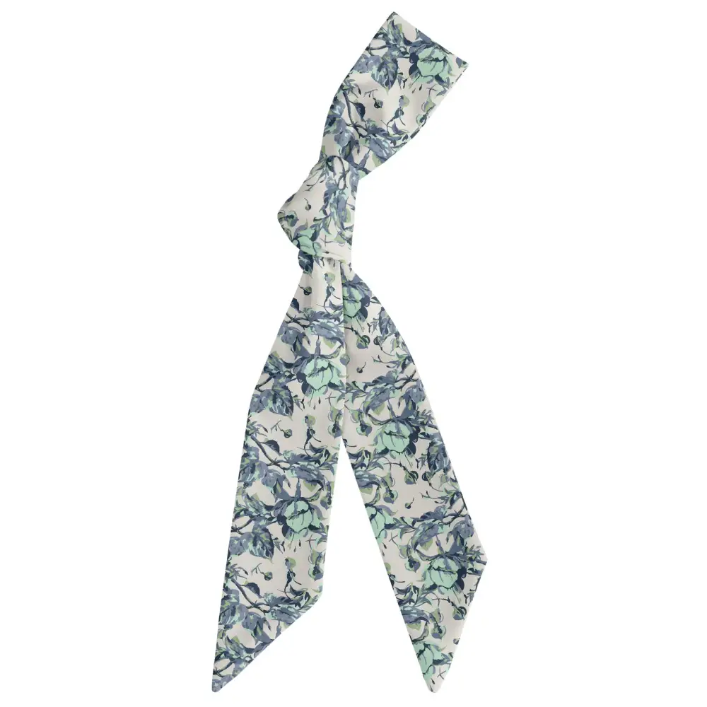 Abstract Floral Pattern Hair Scarf