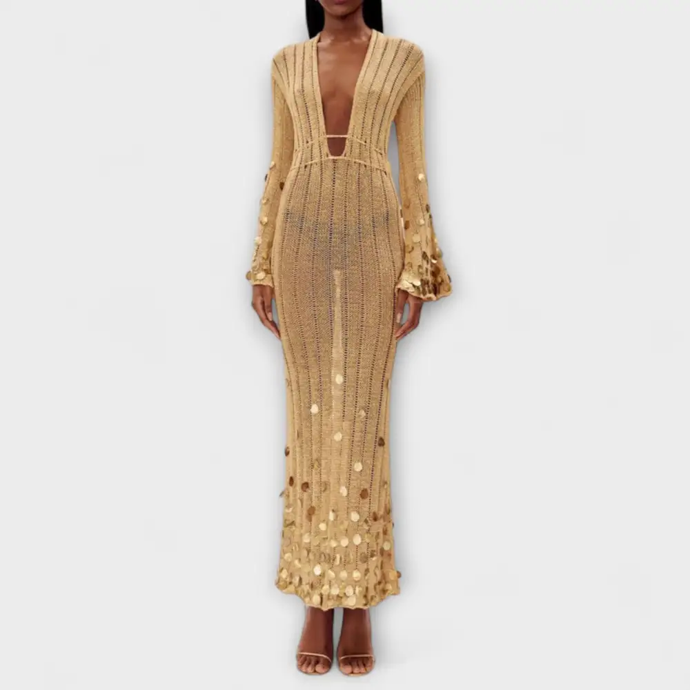 Knit Detail Everyday Maxi Dress