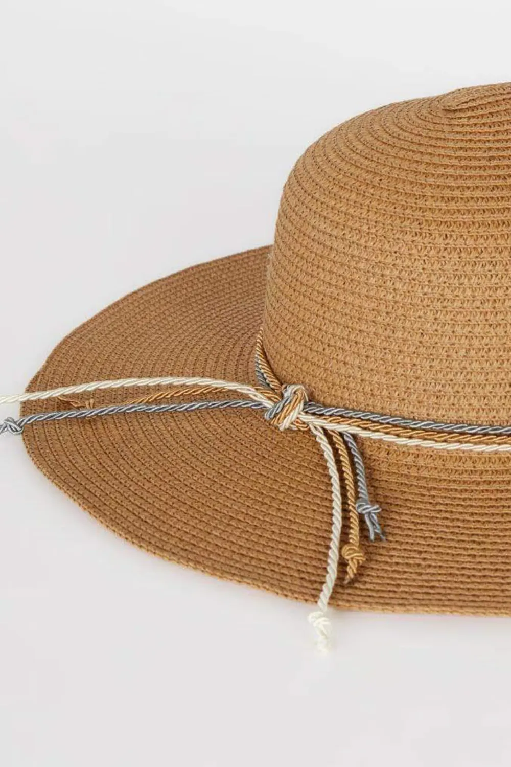 Colorful Woven Ribbon Hat
