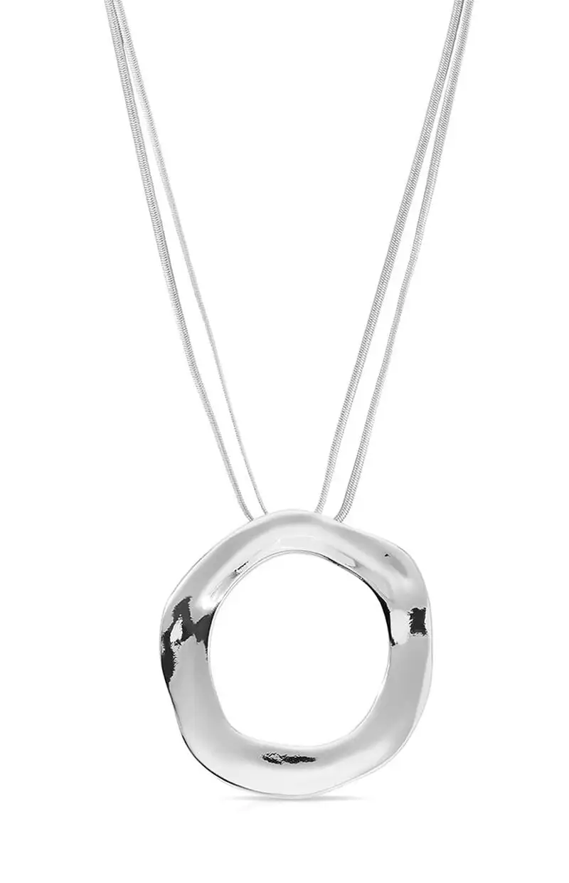 Ettika Open Circle Statement Necklace