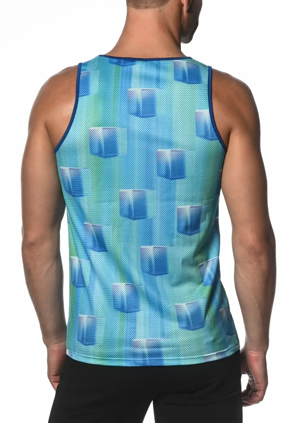Breathable Printed Mesh Tank Top
