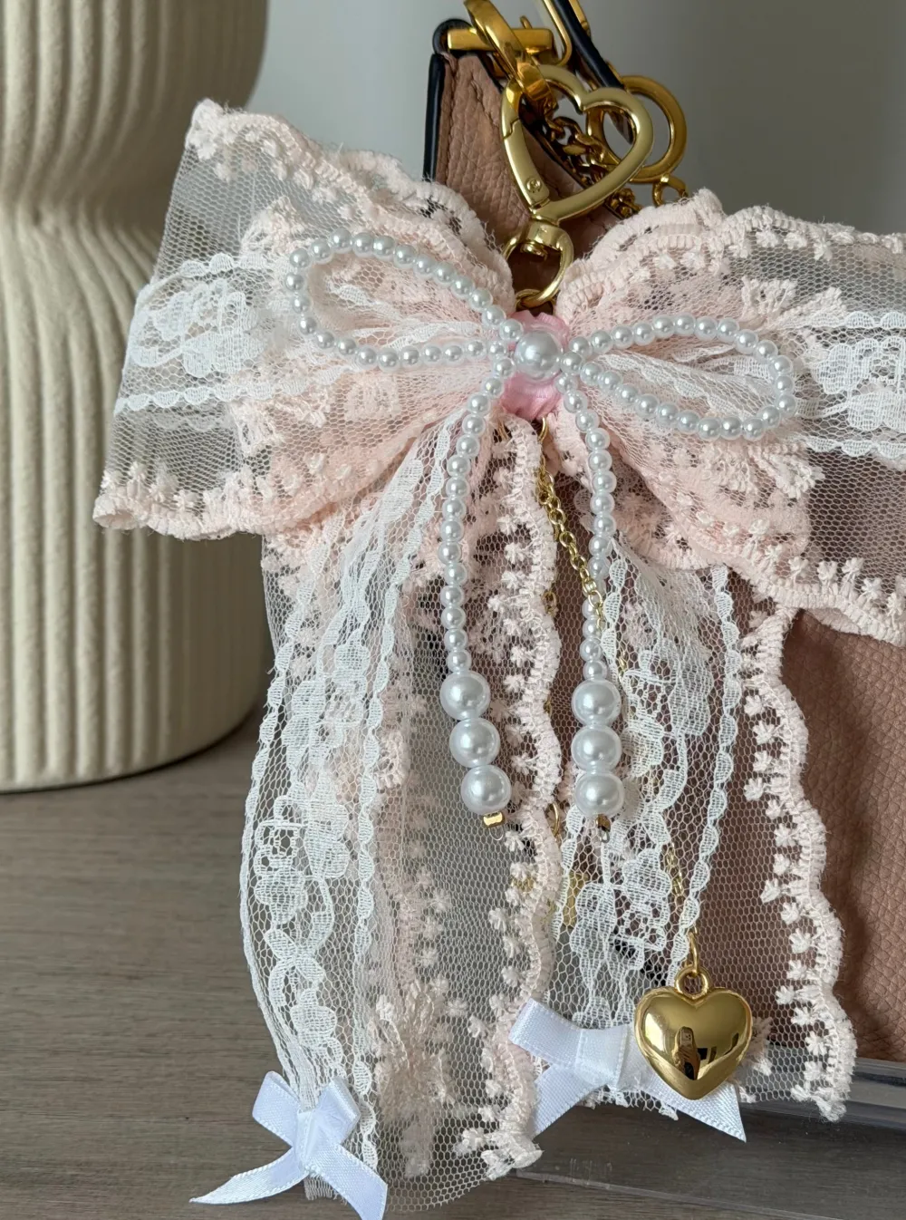 Sweet Bow Bag Charm