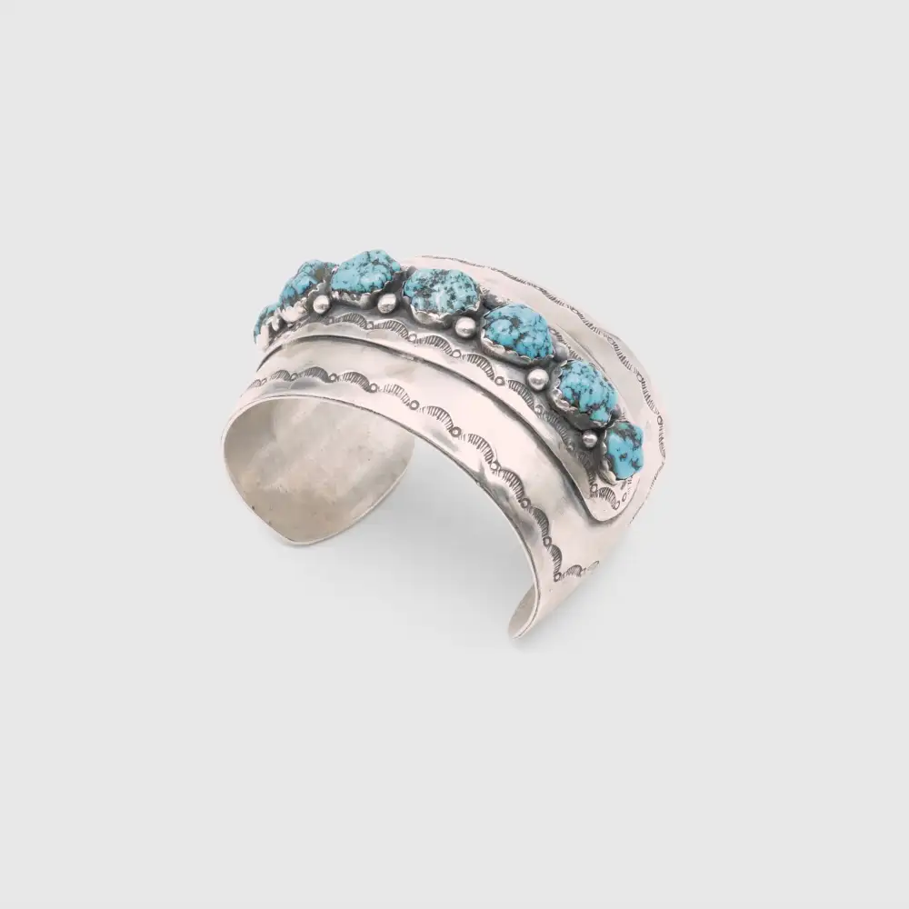 Vintage Stone Bangle Bracelet