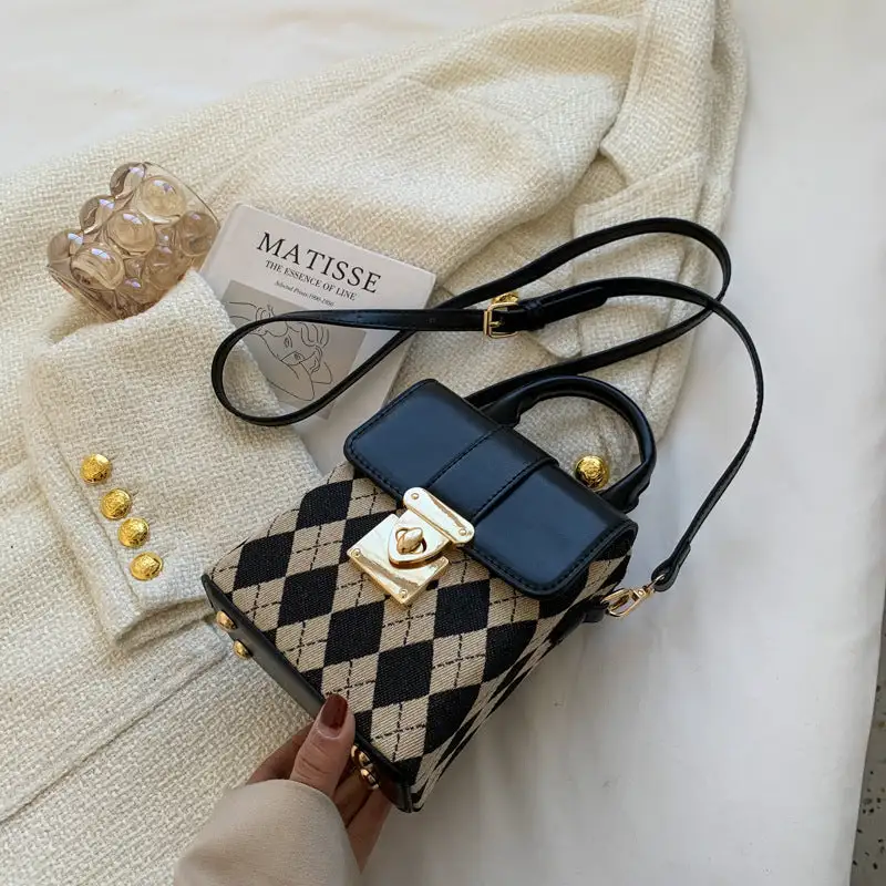 Square Structured Handbag